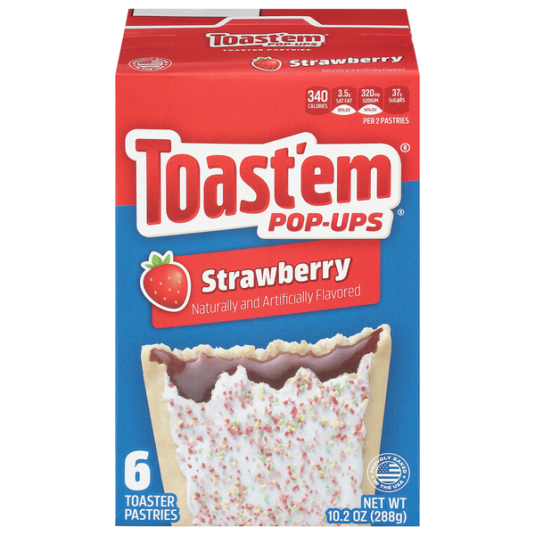 Breakfast Bars & Pastries Toast'em Pop-ups Toaster Pastries, Strawberry hero