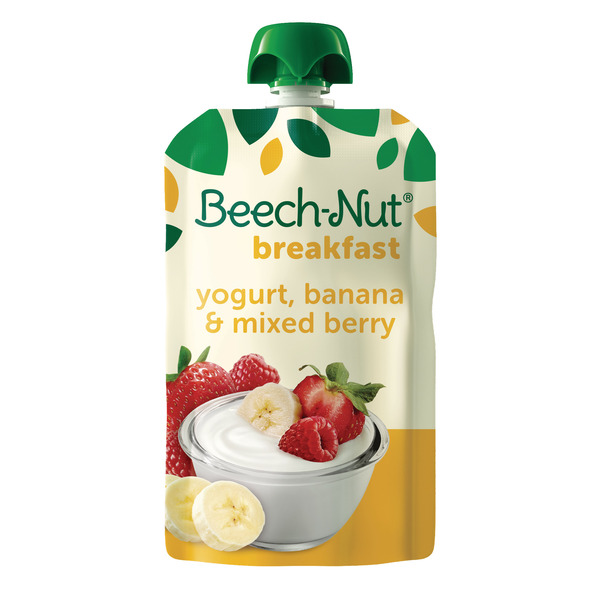 Baby Food & Formula Beech-Nut Breakfast Pouch, Yogurt, Banana, Berry hero