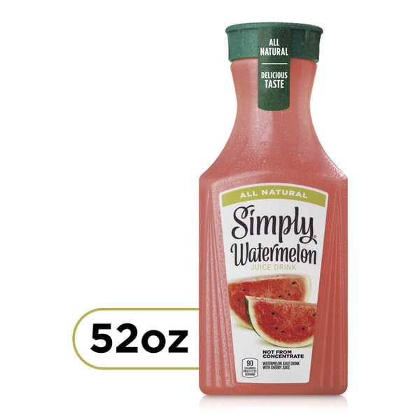 Refrigerated Juice, Coffee, & Tea Simply Watermelon Bottle hero