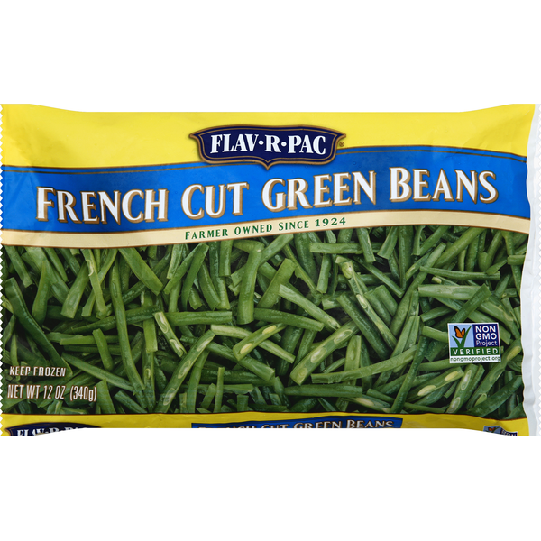 Canned Meals & Beans Flav R Pac Green Beans, French Cut hero