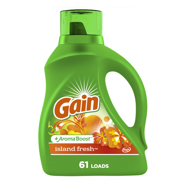 Gain Liquid Laundry Detergent, Island Fresh, 61 Loads hero