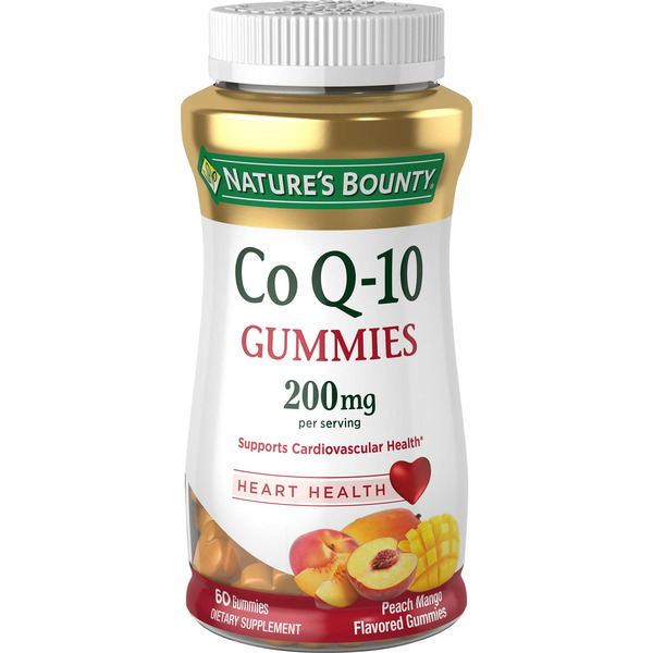 Vitamins & Supplements Nature's Bounty Co Q-10 Gummies, Peach Mango hero