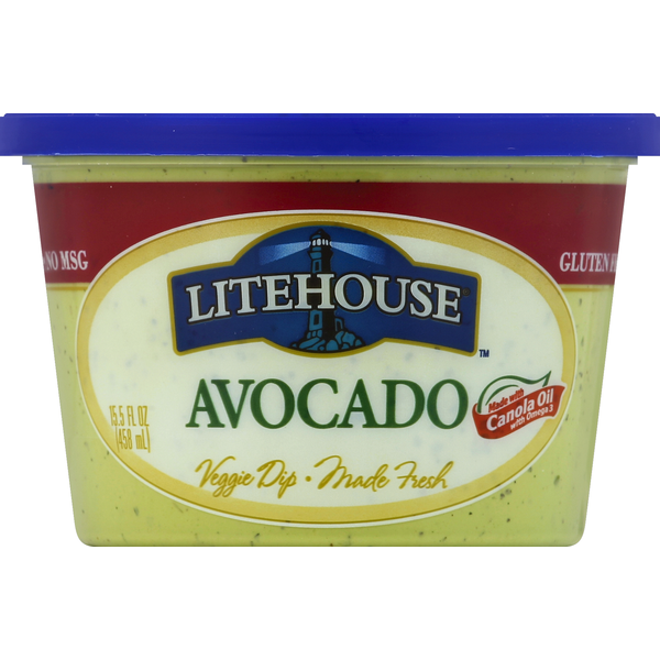 Fresh Dips & Tapenades Litehouse Veggie Dip, Avocado hero