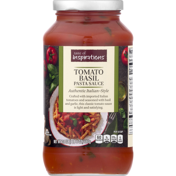 Pasta Sauce Taste of Inspirations Pasta Sauce, Tomato Basil hero