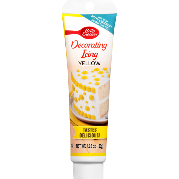 Baking Supplies & Decor Betty Crocker Decorating Icing, Yellow hero