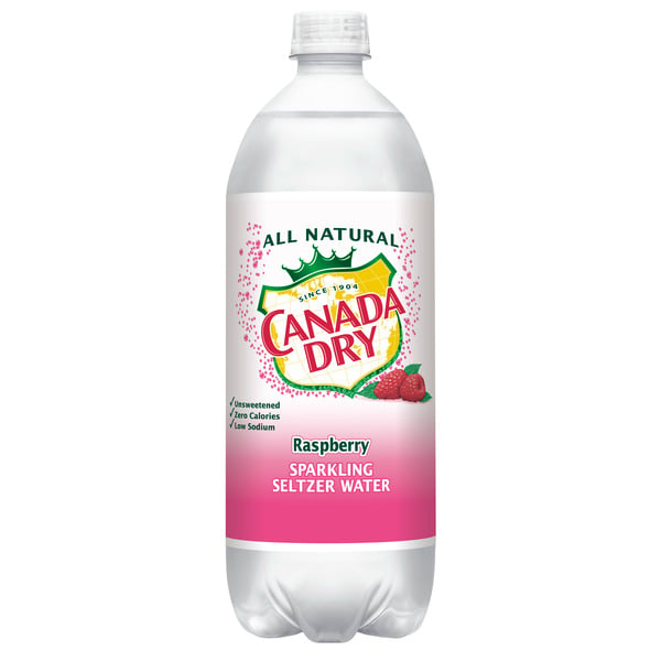 Water, Seltzer & Sparkling Water Canada Dry Raspberry Sparkling Seltzer Water hero