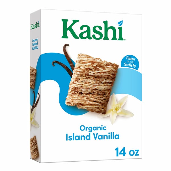 Grocery Kashi Breakfast Cereal, Family Breakfast, Organic Fiber Cereal, Island Vanilla hero