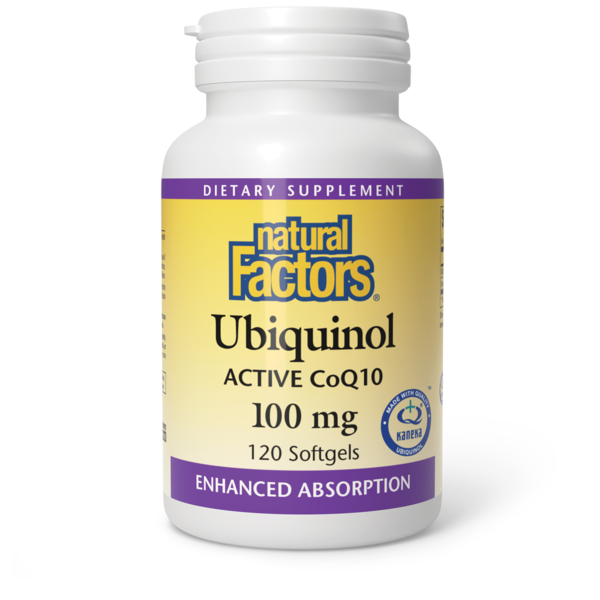 Vitamins & Supplements Natural Factors Ubiquinol Active Coq10 hero