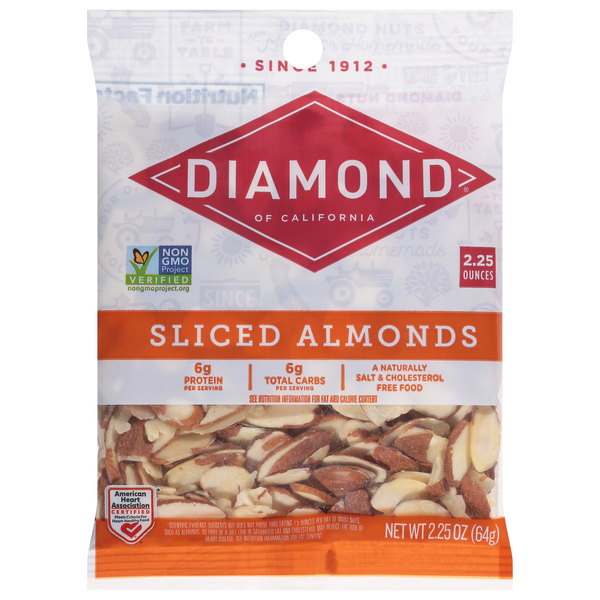 Nuts, Seeds & Dried Fruit Diamond Almonds, Sliced hero