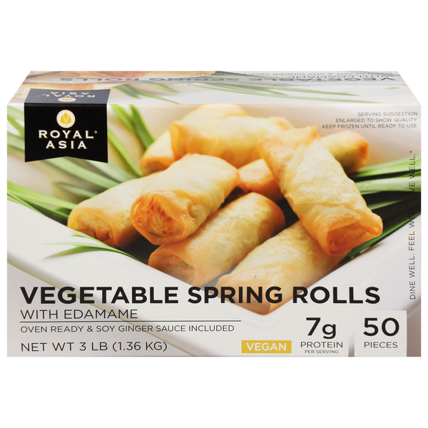 Frozen Appetizers & Sides Royal Asia Vegetable Spring Rolls hero