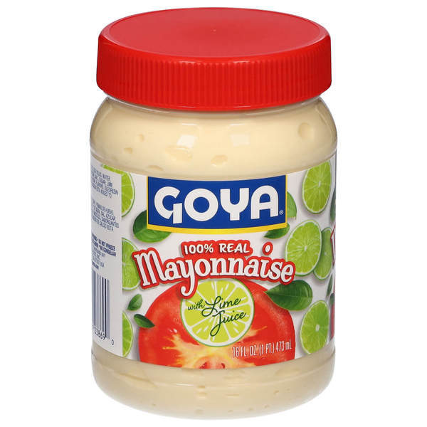 Latino Foods Goya Mayonnaise, with Lime Juice, 100% Real hero