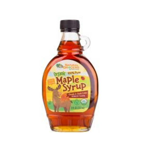 Honeys, Syrups & Nectars Natural Grocers Organic Dark Maple Syrup hero