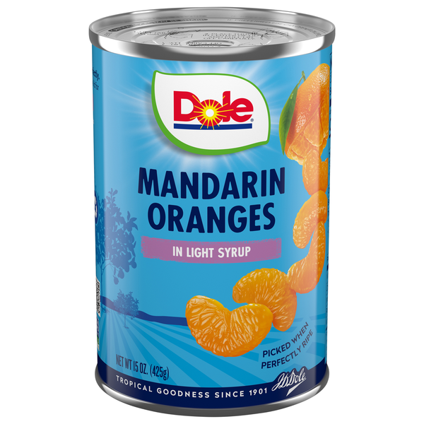 Canned Fruit & Applesauce Dole Mandarin Oranges hero