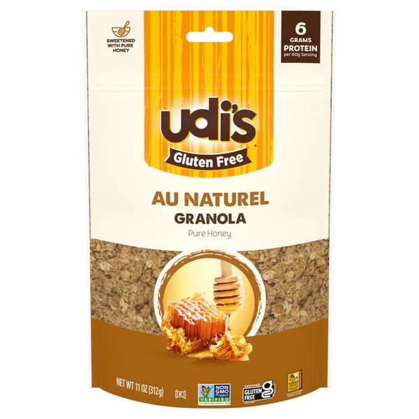 Granola Udi's Gluten Free Au Naturel Granola Sweetened With Pure Honey hero