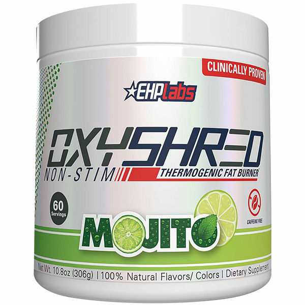 EHPlabs OxyShred Non-Stim Mojito hero