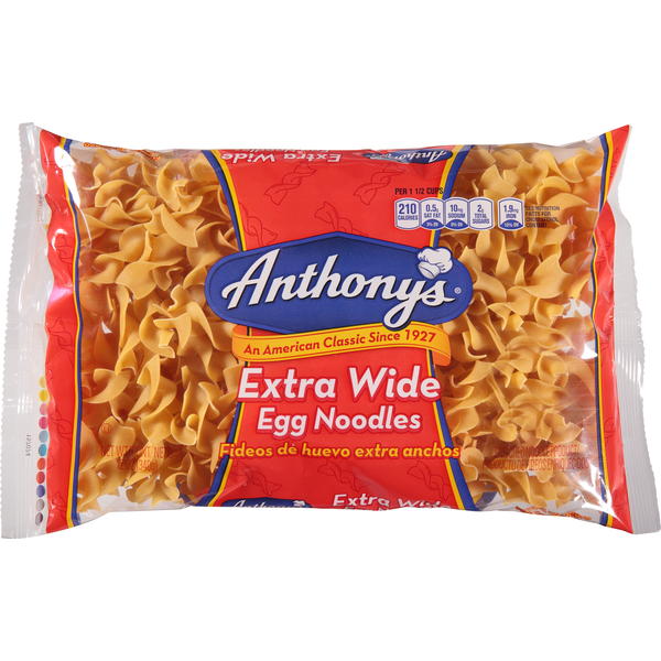 Dry Pasta Anthony's Egg Noodles, Extra Wide hero