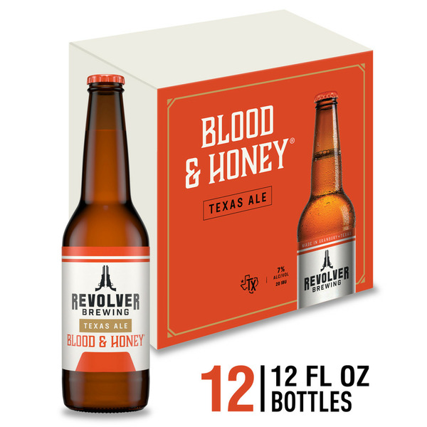 Revolver Brewing Blood & Honey Texas Ale Beer hero