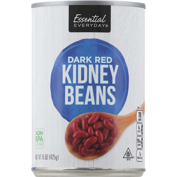 Canned Meals & Beans Essential Everyday Kidney Beans, Dark Red hero