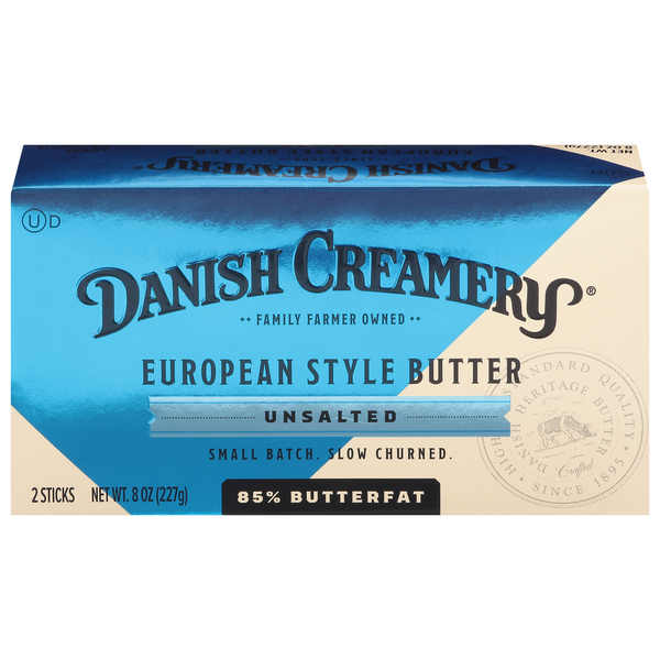 Butter Danish Creamers Butter, European Style, Unsalted, 85% Butterfat hero