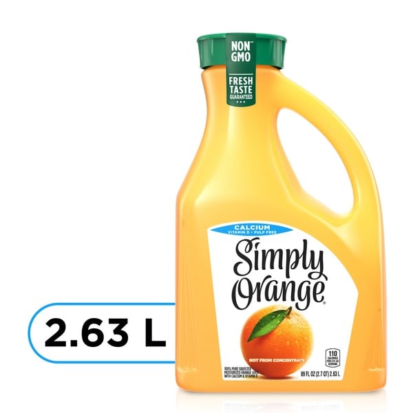 Refrigerated Simply Orange Juice With Calcium hero