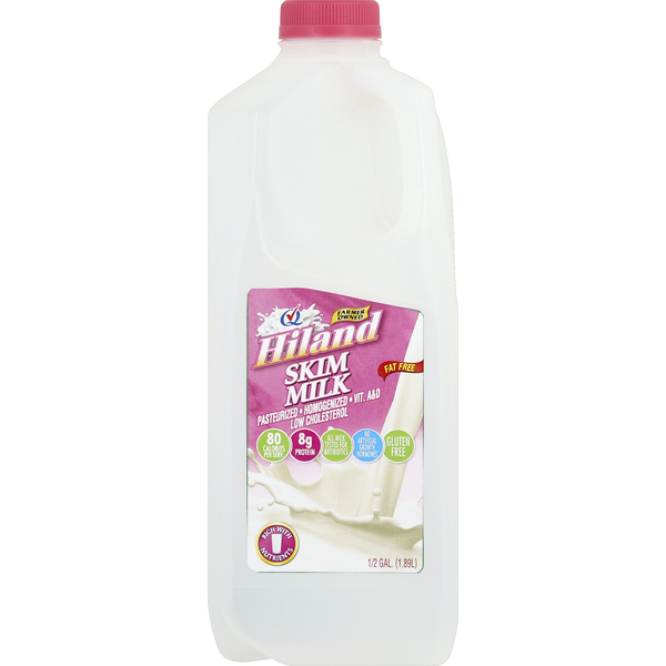 Milk Hiland Dairy Milk, Skim, Fat Free hero