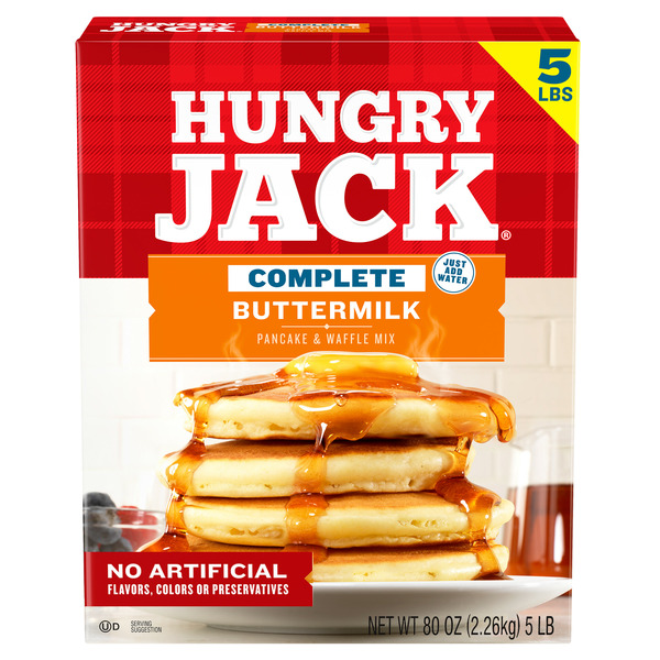 Hot Cereal & Pancake Mixes Hungry Jack Complete Buttermilk Pancake Mix And Waffle Mix hero