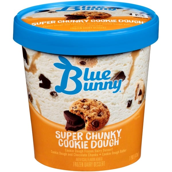 Ice Cream & Ice Blue Bunny Super Chunky Cookie Dough® hero