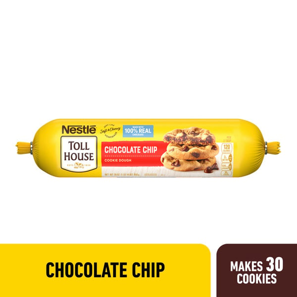 Refrigerated Dough & Biscuits Toll House Chocolate Chip Cookie Dough hero