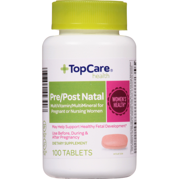 Vitamins & Supplements TopCare Pre/Post Natal, Tablets hero