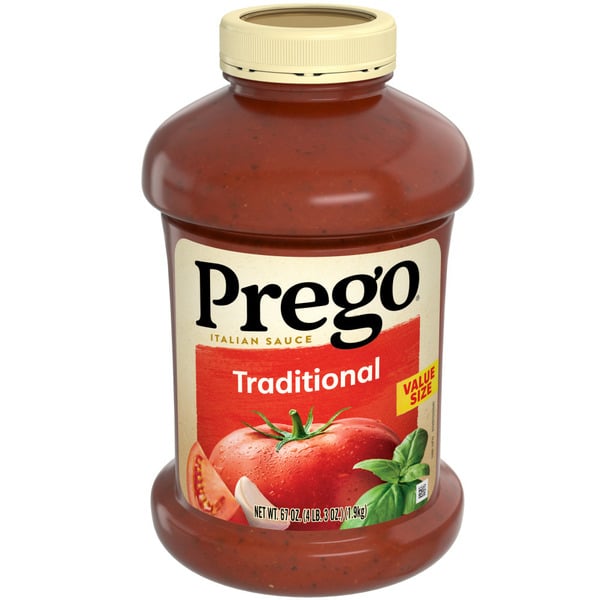 Pasta Sauce Prego Traditional Pasta Sauce hero