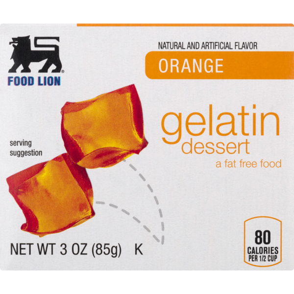 Baking Supplies & Decor Food Lion Orange Gelatin Dessert hero