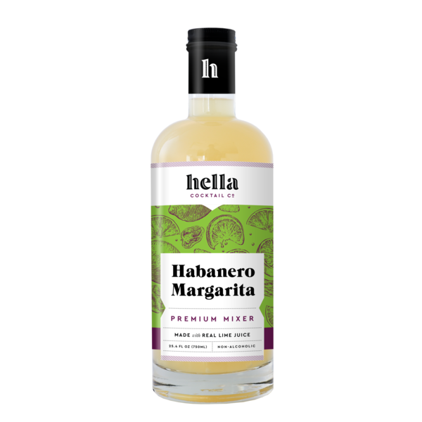 Water, Mixers & Sparkling Water Hella Cocktail Co. ​ Habanero Margarita Premium Cocktail Mix hero