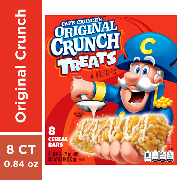 Energy & Granola Bars Cap'N Crunch Cereal Bars, Original Crunch, Treats hero