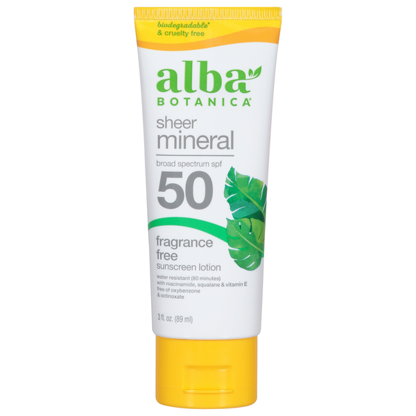 Body Lotions & Soap Alba Botanica Botanica Very Emollient Mineral Sunscreen Sport SPF 45 hero