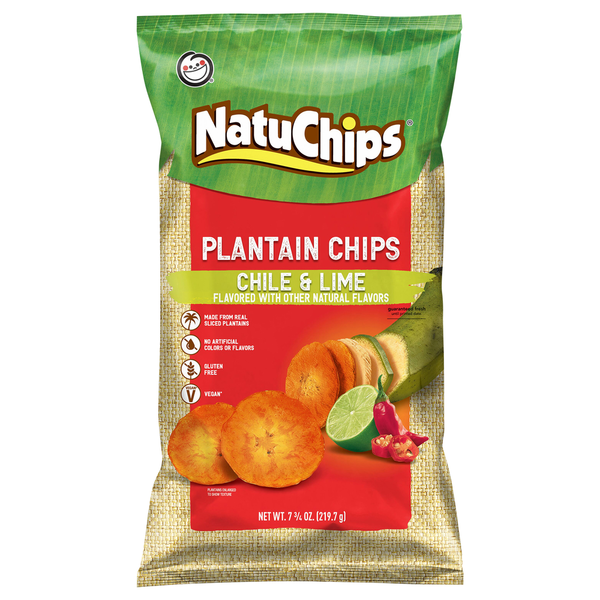 Frito-Lay NATUCHIPS Plantain Chips Chile & Lime hero