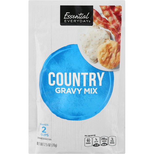 Marinades & Meat Preparation Essential Everyday Gravy Mix, Country hero