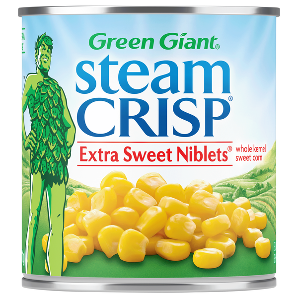 Canned & Jarred Vegetables Green Giant SteamCrisp Extra Sweet Niblets Whole Kernel Sweet Corn hero