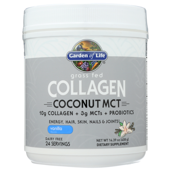 Vitamins & Supplements Garden of Life Collagen Coconut Mct Powder, Vanilla hero