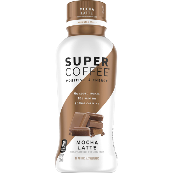 Coffee Super Coffee Coffee, Enhanced, Mocha Latte, Positive Energy hero