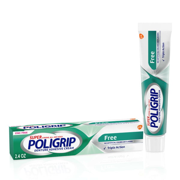 Oral Hygiene Poligrip Additive Free Denture Adhesive Cream hero