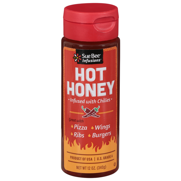 Honeys, Syrups & Nectars Sue Bee Hot Honey hero