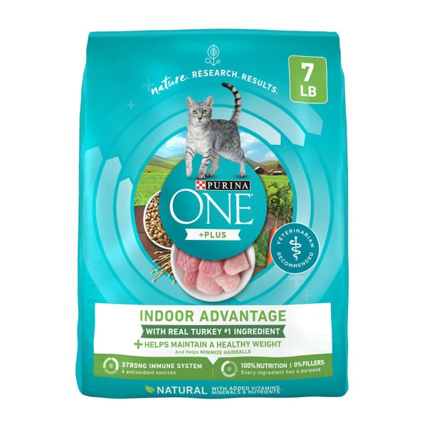 Dry Cat Food Purina ONE Natural, Low Fat, Weight Control, Indoor Dry Cat Food, +Plus Indoor Advantage hero