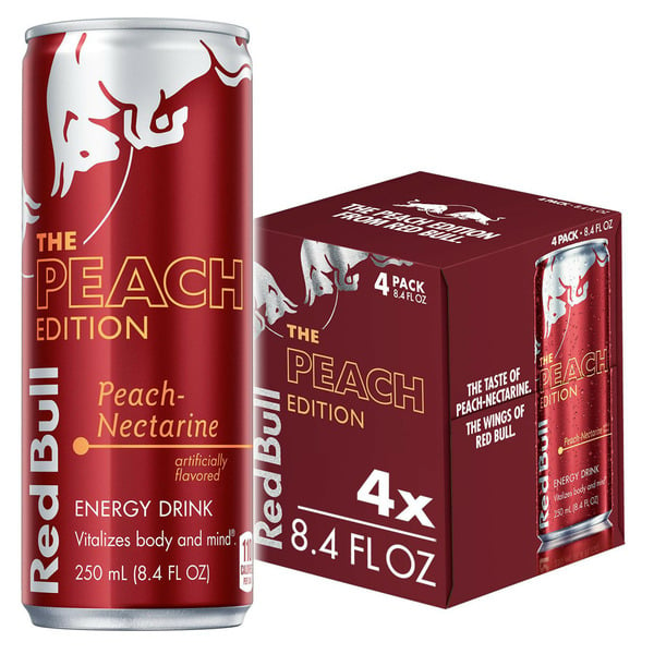 Energy & Sports Drinks Red Bull Peach Edition Energy Drink hero