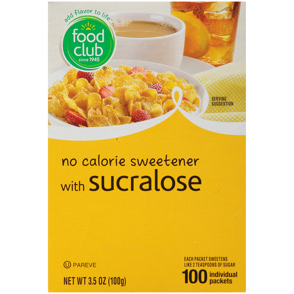 Baking Ingredients Food Club No Calorie Sweetener With Sucralose hero