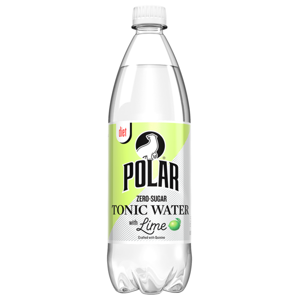 Water, Seltzer & Sparkling Water Polar Tonic Water with Lime, Diet hero