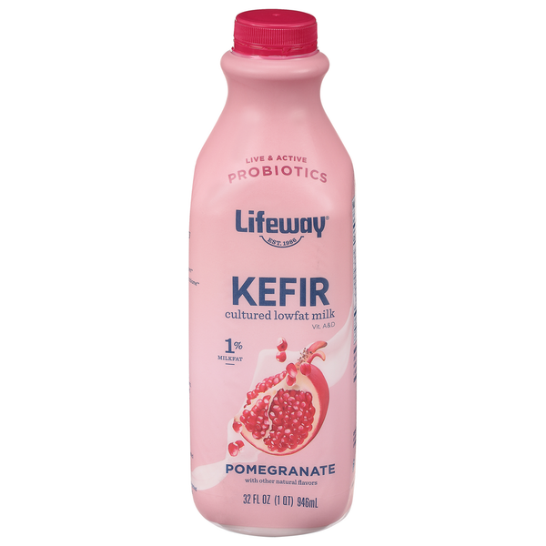 Yogurt Lifeway Kefir, 1% Milkfat, Pomegranate hero