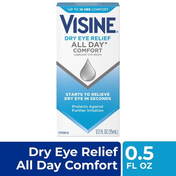 Eye & Ear Care VISINE Dry Eye Relief All Day Comfort Lubricant Eye Drops hero