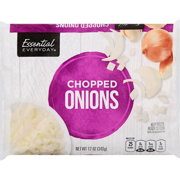 Frozen Produce Essential Everyday Onions, Chopped hero