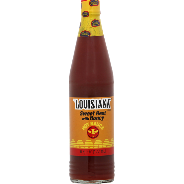 Condiments Louisiana Hot Sauce Hot Sauce, Sweet Heat with Honey hero