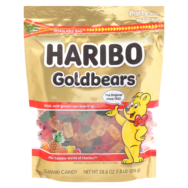 Candy & Chocolate HARIBO Gummi Candy, Goldbears, Party Size hero